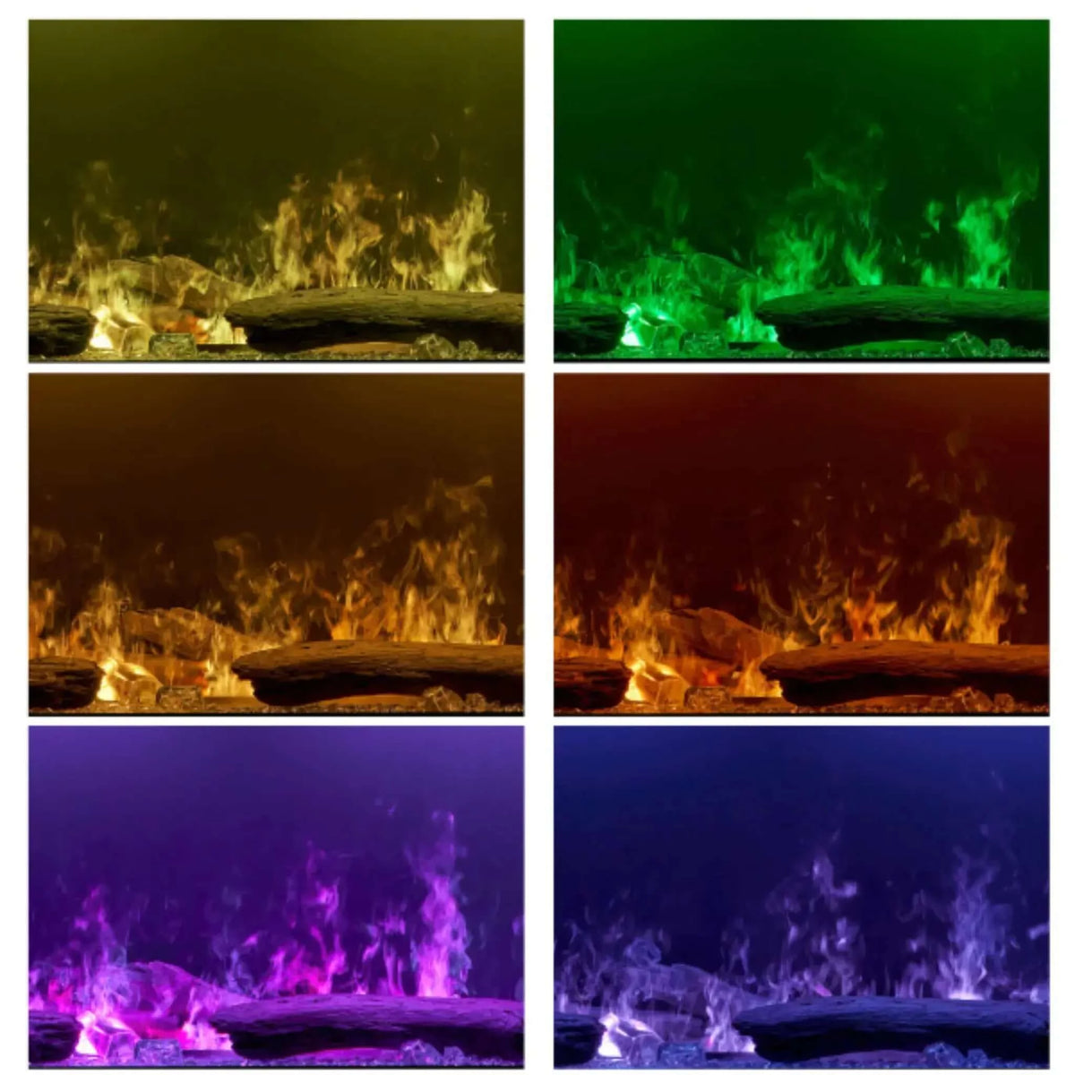 Dimplex Optimyst Linear with Acrylic Ice and Driftwood Media