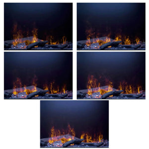 Dimplex Optimyst Linear with Acrylic Ice and Driftwood Media