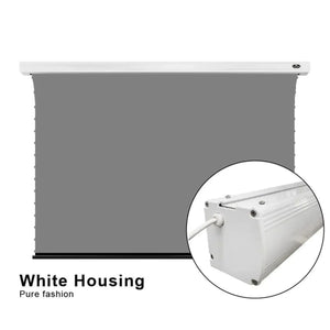 VIVIDSTORM Slimline Motorized Tension 3D Obsidian Long Throw ALR Projector Screen