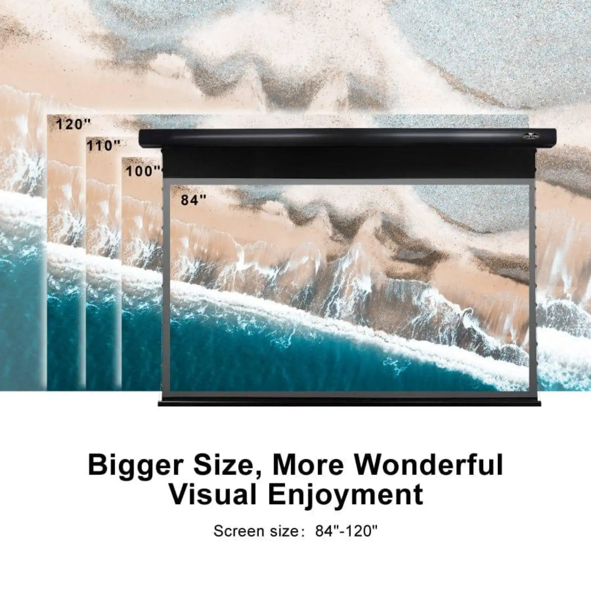 VIVIDSTORM PRO A Slimline Motorized Tension UST ALR Projector Screen