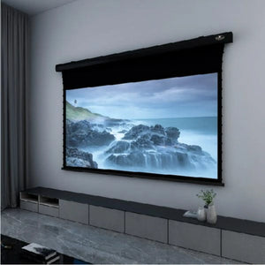 VIVIDSTORM White Cinema Slimline Motorized Tension Projector Screen