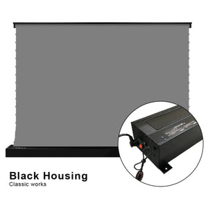 VIVIDSTORM S ALR Motorized Tension Floor Rising Obsidian Long Throw ALR Projector Screen