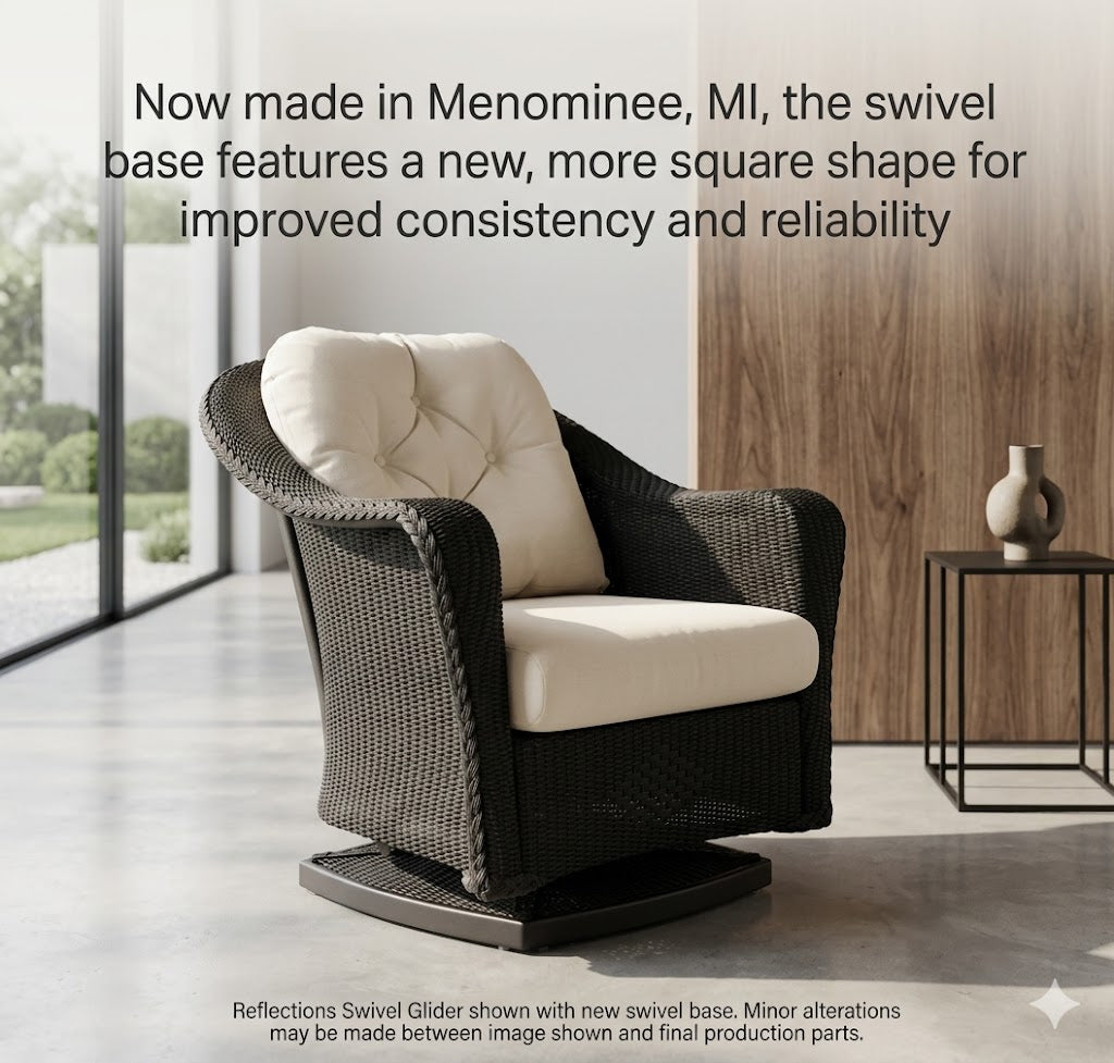 Lloyd Flanders Reflections Swivel Rocker Dining Armchair