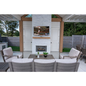 Titan Weatherproof Outdoor TV Partial Sun L-100 QNED 4K Smart TV powered by LG WebOS