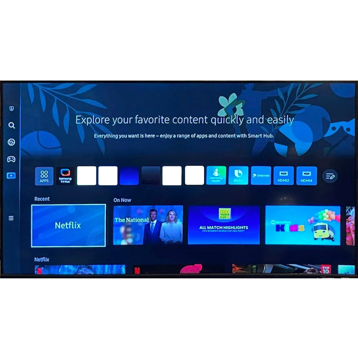 Titan Weatherproof Outdoor TV Partial Sun S-100 UHD 4K Smart TV powered by Samsung Tizen SmartThings