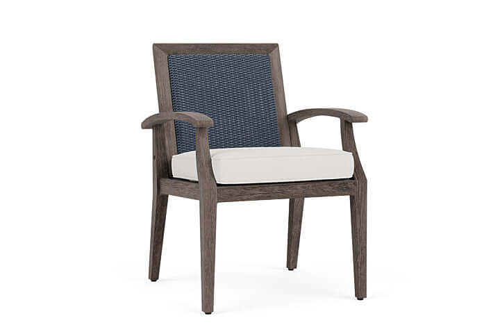 Lloyd Flanders Frontier Dining Armchair Denim Blue