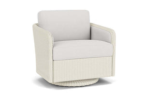 Lloyd Flanders Visions Swivel Glider Lounge Chair Ivory