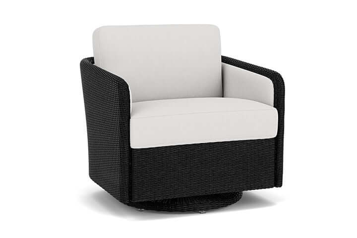 Lloyd Flanders Visions Swivel Glider Lounge Chair Ebony
