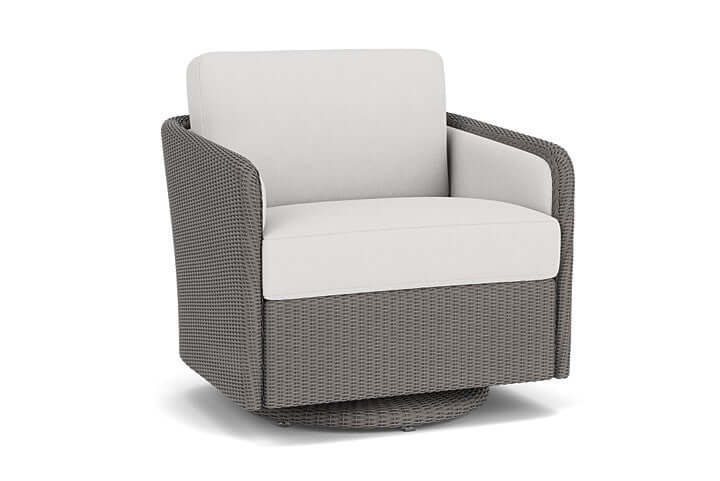 Lloyd Flanders Visions Swivel Glider Lounge Chair Pewter