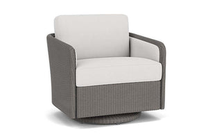 Lloyd Flanders Visions Swivel Glider Lounge Chair Pewter