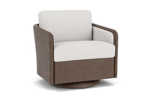 Lloyd Flanders Visions Swivel Glider Lounge Chair Bark