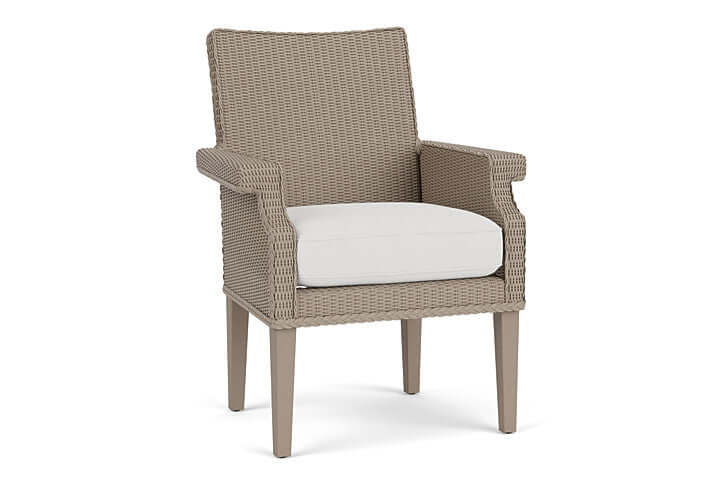 Lloyd Flanders Hamptons Dining Armchair French Beige