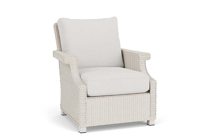 Lloyd Flanders Hamptons Lounge Chair Antique White