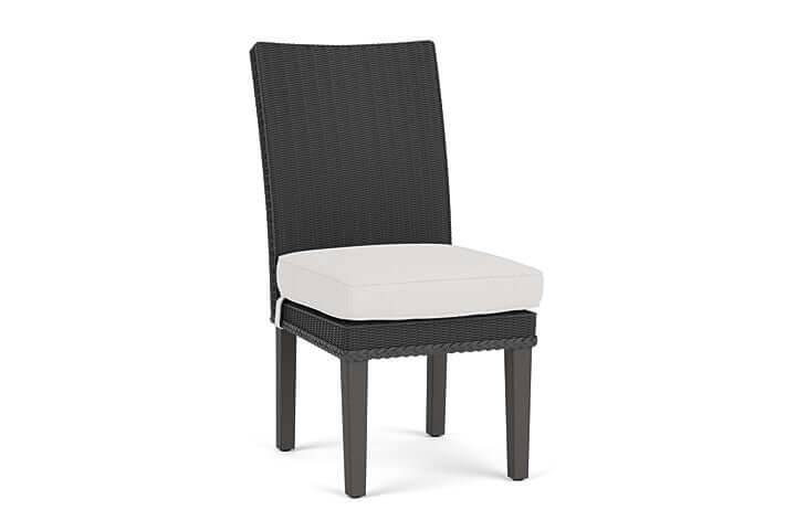 Lloyd Flanders Hamptons Armless Dining Chair Charcoal