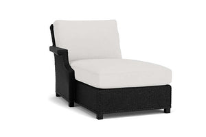 Lloyd Flanders Hamptons Right Arm Chaise Ebony