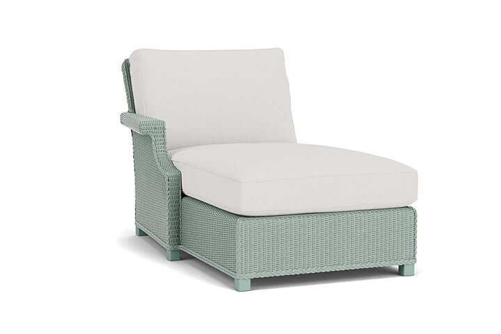 Lloyd Flanders Hamptons Right Arm Chaise Sea Glass