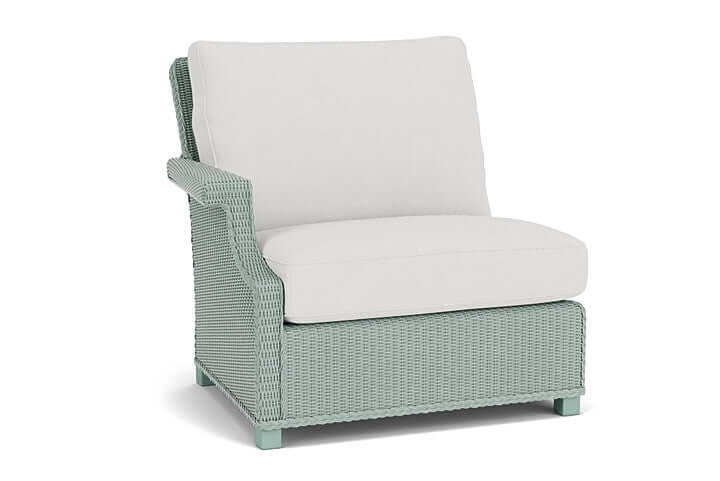 Lloyd Flanders Hamptons Right Arm Sectional Sea Glass