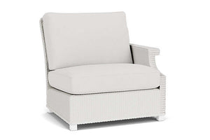 Lloyd Flanders Hamptons Left Arm Sectional Matte White