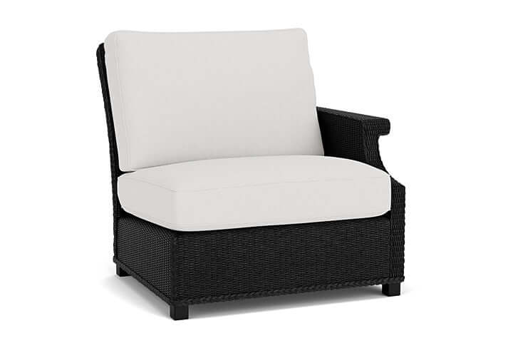 Lloyd Flanders Hamptons Left Arm Sectional Ebony