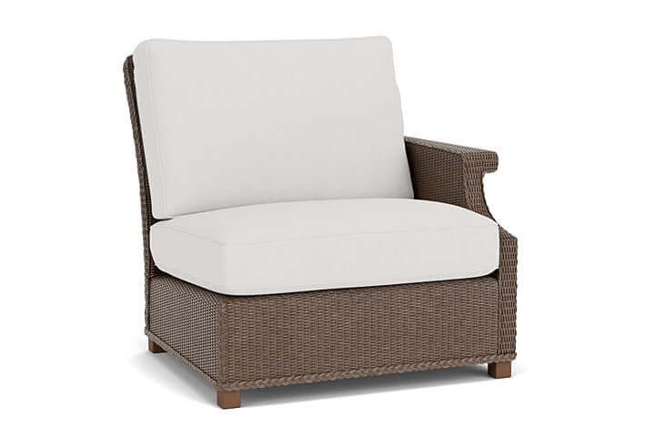 Lloyd Flanders Hamptons Left Arm Sectional Bark