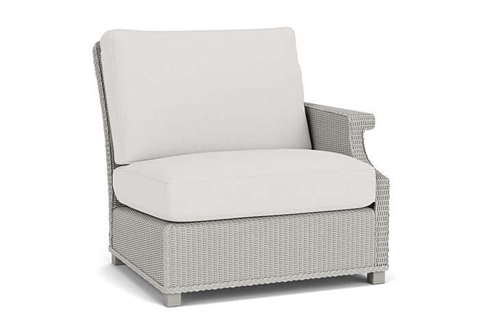 Lloyd Flanders Hamptons Left Arm Sectional Platinum