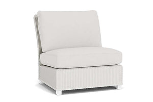 Lloyd Flanders Hamptons Armless Sectional Matte White