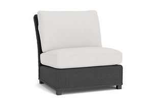 Lloyd Flanders Hamptons Armless Sectional Charcoal