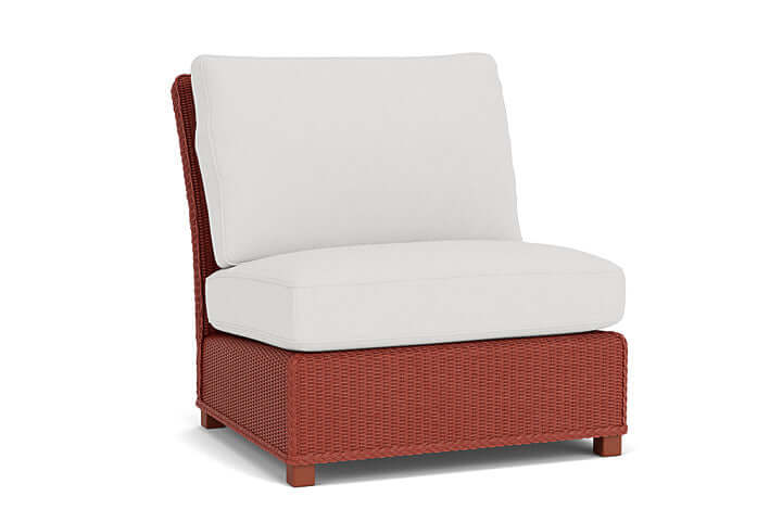 Lloyd Flanders Hamptons Armless Sectional Terracotta