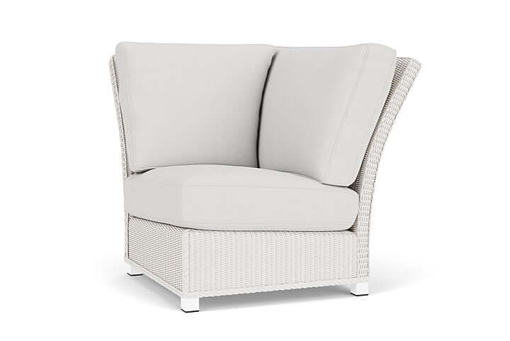 Lloyd Flanders Hamptons Corner Sectional White