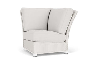 Lloyd Flanders Hamptons Corner Sectional White