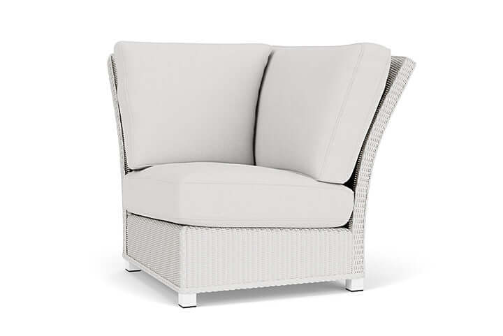 Lloyd Flanders Hamptons Corner Sectional Matte White