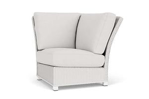 Lloyd Flanders Hamptons Corner Sectional Matte White