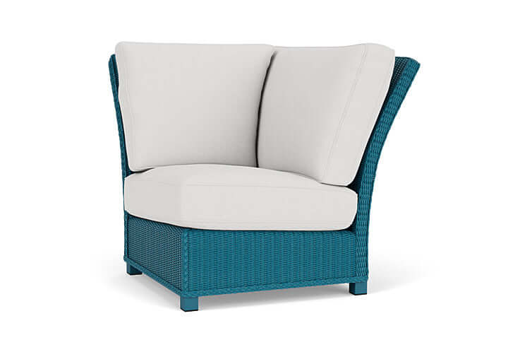 Lloyd Flanders Hamptons Corner Sectional Peacock