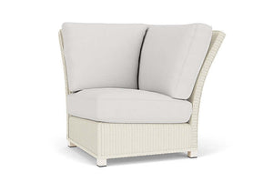 Lloyd Flanders Hamptons Corner Sectional Ivory