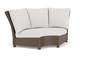 Lloyd Flanders Hamptons Wedge Corner Sectional Bark