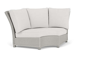 Lloyd Flanders Hamptons Wedge Corner Sectional Platinum