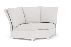 Lloyd Flanders Hamptons Wedge Corner Sectional White