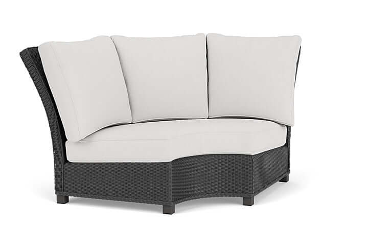 Lloyd Flanders Hamptons Wedge Corner Sectional Charcoal