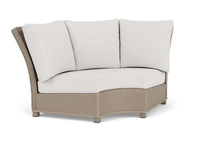 Lloyd Flanders Hamptons Wedge Corner Sectional French Beige