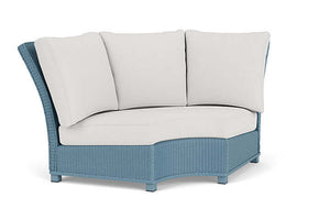 Lloyd Flanders Hamptons Wedge Corner Sectional Stillwater
