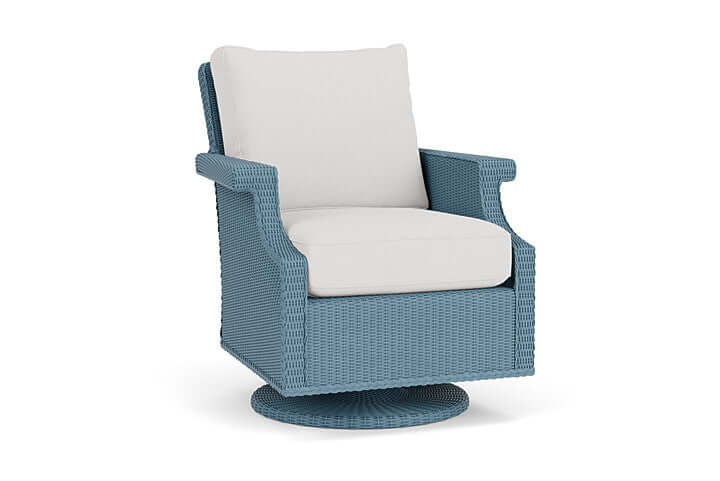 Lloyd Flanders Hamptons Swivel Rocker Lounge Chair Stillwater
