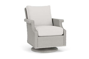Lloyd Flanders Hamptons Swivel Rocker Lounge Chair Platinum