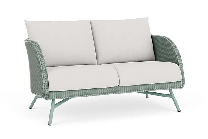 Lloyd Flanders Essence Loveseat Sea Glass