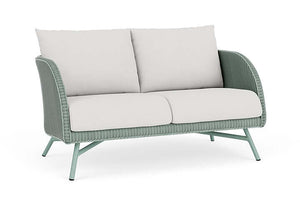 Lloyd Flanders Essence Loveseat Sea Glass