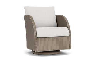 Lloyd Flanders Essence Swivel Glider Lounge Chair French Beige