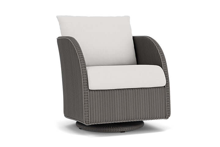 Lloyd Flanders Essence Swivel Glider Lounge Chair Pewter