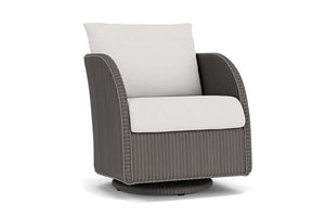 Lloyd Flanders Essence Swivel Glider Lounge Chair Pewter