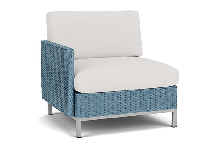 Lloyd Flanders Elements Right Arm Lounge Chair with Loom Arm and Back Stillwater