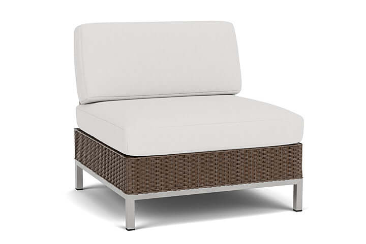 Lloyd Flanders Elements Armless Lounge Chair with Loom Back