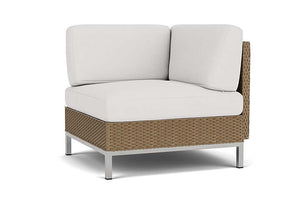 Lloyd Flanders Elements Corner Sectional with Loom Back Fawn